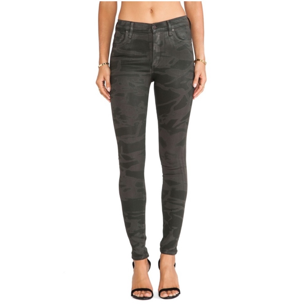 Citizens of‎ Humanity Rocket High Rise Skinny Coated Denim Size 28